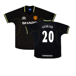 Manchester United 1998-99 Third Shirt (L) (Excellent) (Solskjaer 20)_0