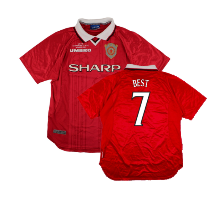 Manchester United 1999-00 European Home Shirt (M) (Excellent) (Best 7)