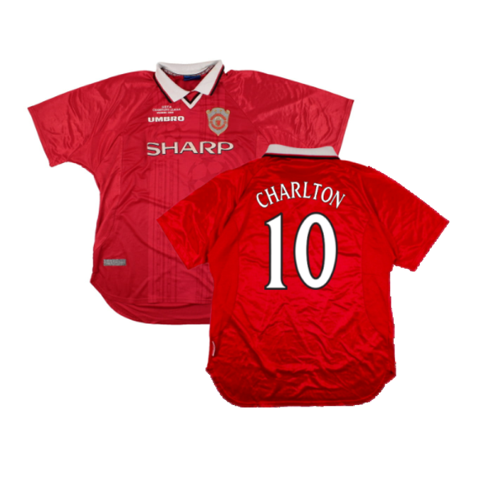 Manchester United 1999-2000 Champions League Home Shirt (XXL) (Excellent) (Charlton 10)