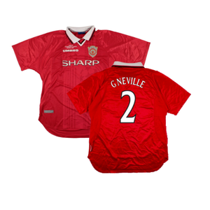 Manchester United 1999-2000 Champions League Home Shirt (XXL) (Excellent) (G Neville 2)_0