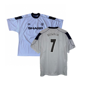 Manchester United 2000-01 Away Shirt (XXL) (Very Good) (Beckham 7)_0