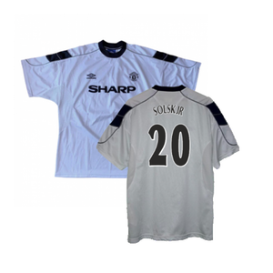 Manchester United 2000-01 Away Shirt (XXL) (Very Good) (Solskjær 20)_0