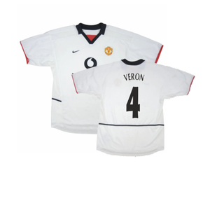 Manchester United 2002-03 Away Shirt (Very Good) (Veron 4)_0