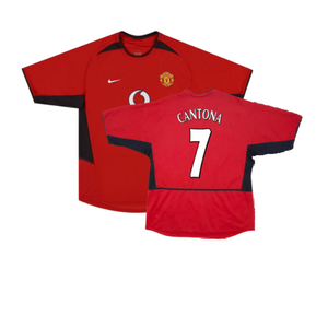 Manchester United 2002-04 Home Shirt (XXL) (Fair) (Cantona 7)_0