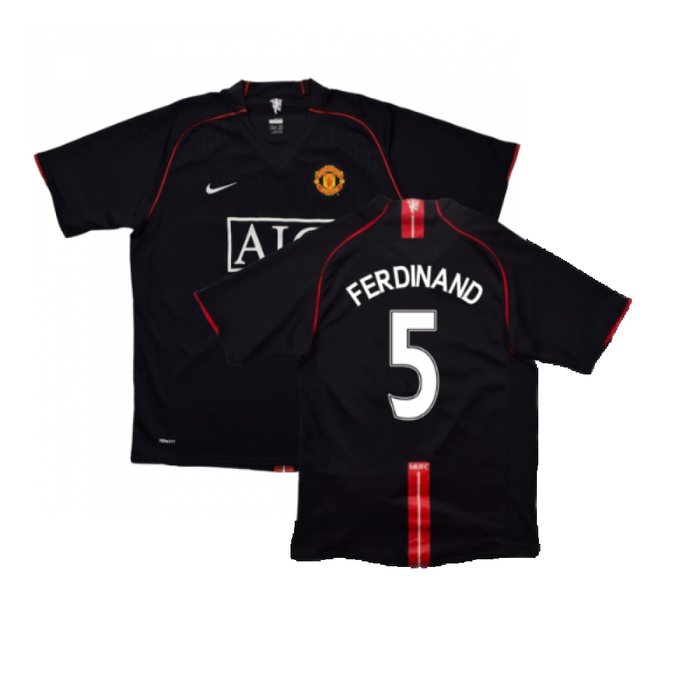 Manchester United 2007-09 Away Shirt (XXL) (Very Good) (Ferdinand 5)