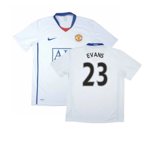 Manchester United 2008-09 Away Shirt (3XL) (Very Good) (Evans 23)_0