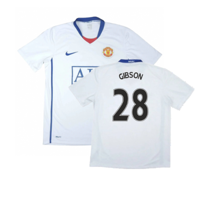 Manchester United 2008-09 Away Shirt (3XL) (Very Good) (Gibson 28)