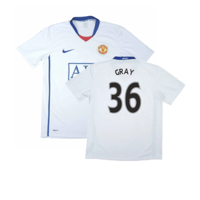 Manchester United 2008-09 Away Shirt (3XL) (Very Good) (Gray 36)