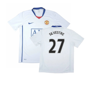 Manchester United 2008-09 Away Shirt (Very Good) (Silvestre 27)_0