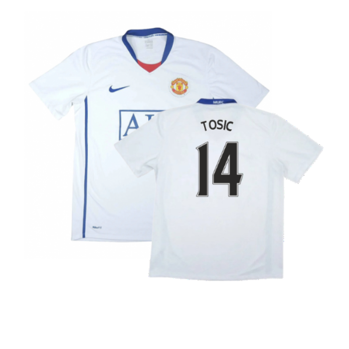 Manchester United 2008-09 Away Shirt (3XL) (Very Good) (Tosic 14)