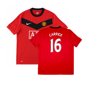 Manchester United 2009-10 Home Shirt (Very Good) (Carrick 16)_0