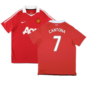 Manchester United 2010-11 Home Shirt (Very Good) (Cantona 7)_0