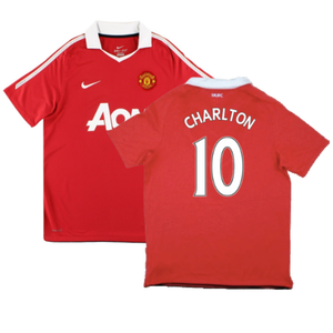 Manchester United 2010-11 Home Shirt (S) (Very Good) (Charlton 10)_0