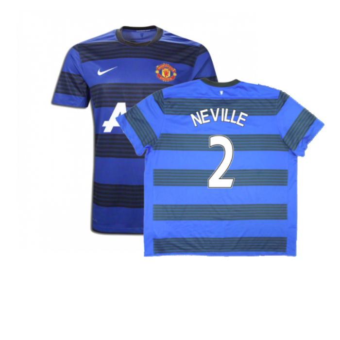 Manchester United 2011-12 Away Shirt (S) (Excellent) (NEVILLE 2)