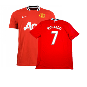 Manchester United 2011-12 Home Shirt (L) (Excellent) (RONALDO 7)_0