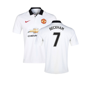 Manchester United 2014-15 Away Shirt (XL) (Excellent) (Beckham 7)_0