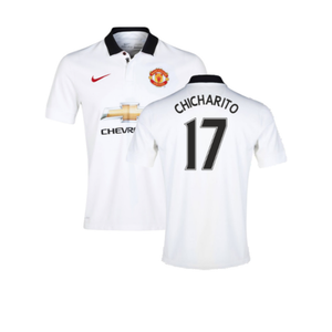 Manchester United 2014-15 Away Shirt (XL) (Excellent) (Chicharito 17)_0