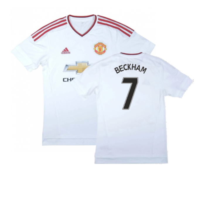 Manchester United 2015-16 Away Shirt (Very Good) (Beckham 7)