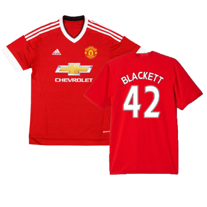 Manchester United 2015-16 Home Shirt (Very Good) (Blackett 42)