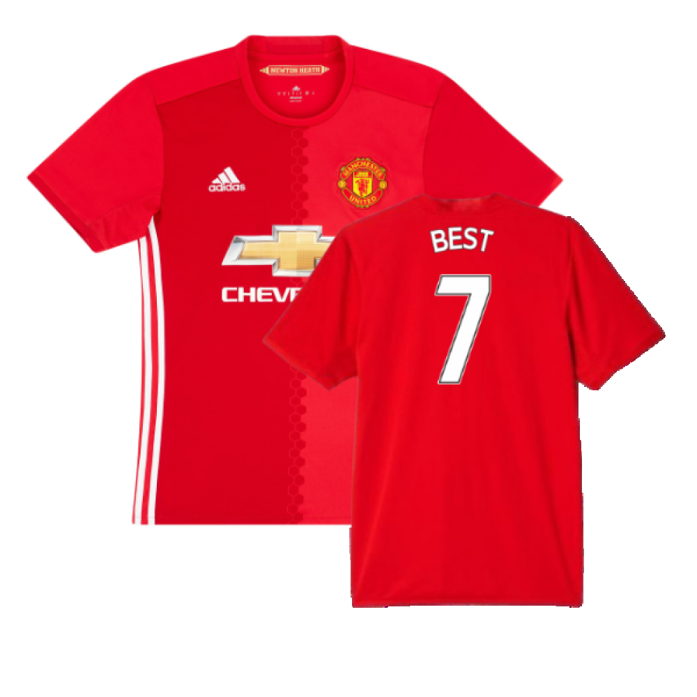 Manchester United 2016-17 Home Shirt (XL) (Excellent) (Best 7)_0