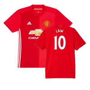 Manchester United 2016-17 Home Shirt (XL) (Excellent) (Law 10)_0