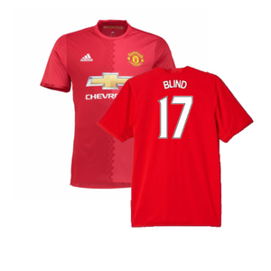 Manchester United 2016-17 Home Shirt (Womens 12) Pogba #6 (Very Good) (Blind 17)_0