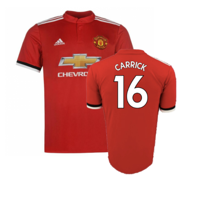 Manchester United 2017-18 Home Shirt (Excellent) (Carrick 16)