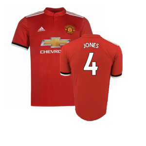 Manchester United 2017-18 Home Shirt (Excellent) (Jones 4)_0