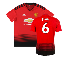 Manchester United 2018-19 Home Shirt (M) (Excellent) (Stam 6)_0