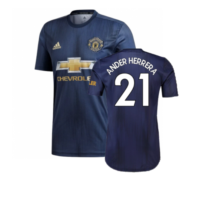 Manchester United 2018-19 Third Shirt (S) (Excellent) (Ander Herrera 21)