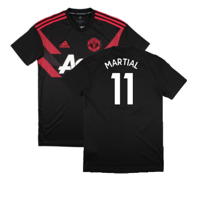Manchester United 2018-2019 Adidas Training Shirt (S) (Mint) (Martial 11)