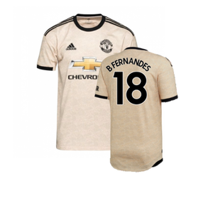 Manchester United 2019-20 Away Shirt (S) (Excellent) (B Fernandes 18)_0