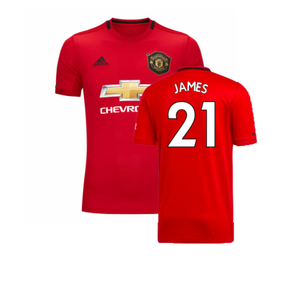 Manchester United 2019-20 Home Shirt (M) (Excellent) (James 21)_0