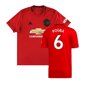 Manchester United 2019-20 Home Shirt (XL) (Very Good) (Pogba 6)_0