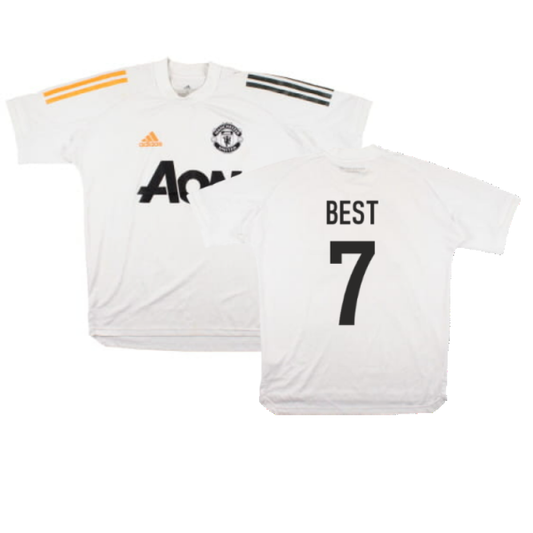 Manchester United 2020-21 Adidas Training Shirt (S) (BEST 7) (Good)_0