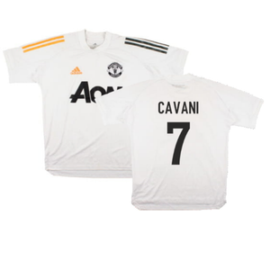 Manchester United 2020-21 Adidas Training Shirt (S) (Cavani 7) (Good)_0