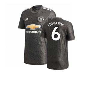 Manchester United 2020-21 Away Shirt (Mint) (EDWARDS 6)_0