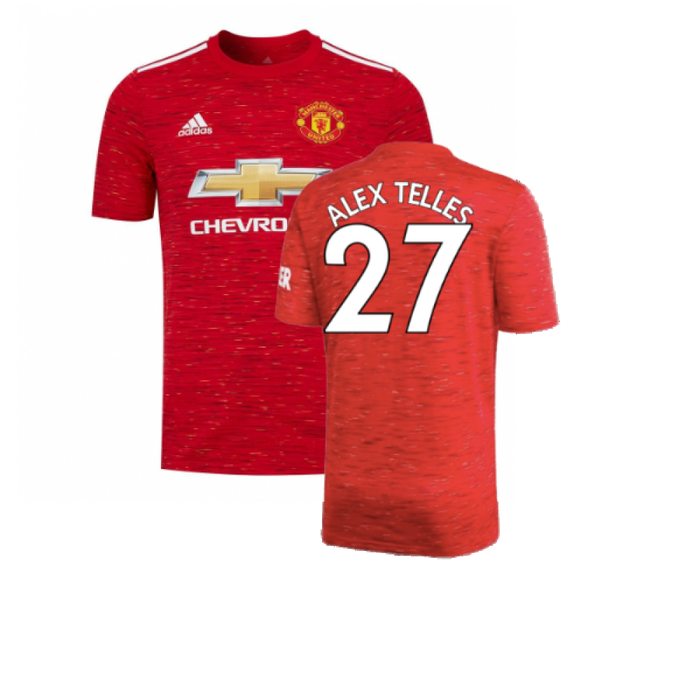 Manchester United 2020-21 Home Shirt (Excellent) (Alex Telles 27)