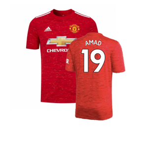 Manchester United 2020-21 Home Shirt (L) (Excellent) (Amad 19)_0