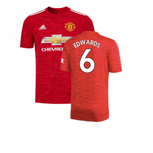 Manchester United 2020-21 Home Shirt (15-16Y) (Excellent) (EDWARDS 6)_0