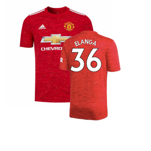 Manchester United 2020-21 Home Shirt (15-16Y) (Excellent) (Elanga 36)_0