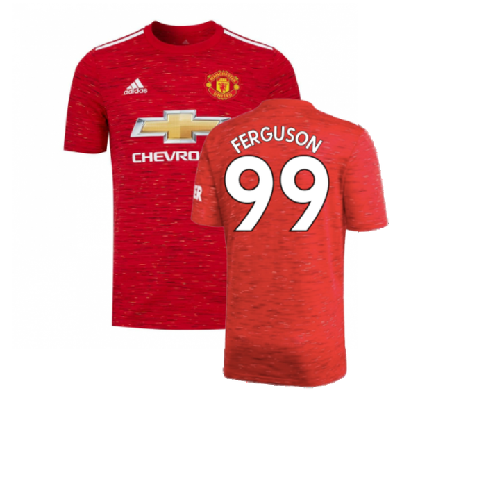 Manchester United 2020-21 Home Shirt (15-16Y) (Excellent) (FERGUSON 99)