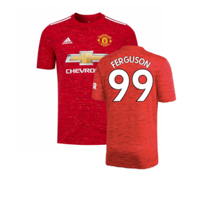 Manchester United 2020-21 Home Shirt (L) (Excellent) (FERGUSON 99)_0