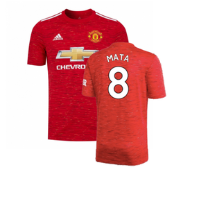 Manchester United 2020-21 Home Shirt (Excellent) (MATA 8)_0