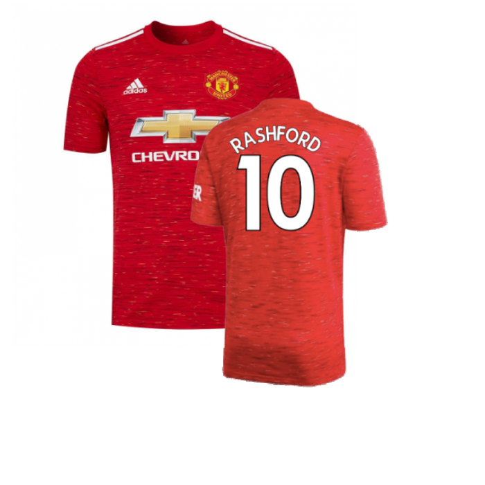 Manchester United 2020-21 Home Shirt (Excellent) (RASHFORD 10)