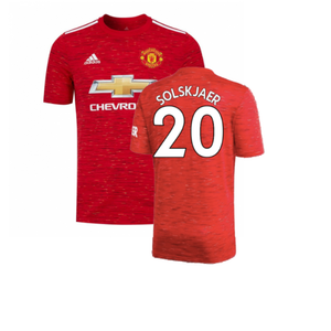 Manchester United 2020-21 Home Shirt (Very Good) (SOLSKJAER 20)_0