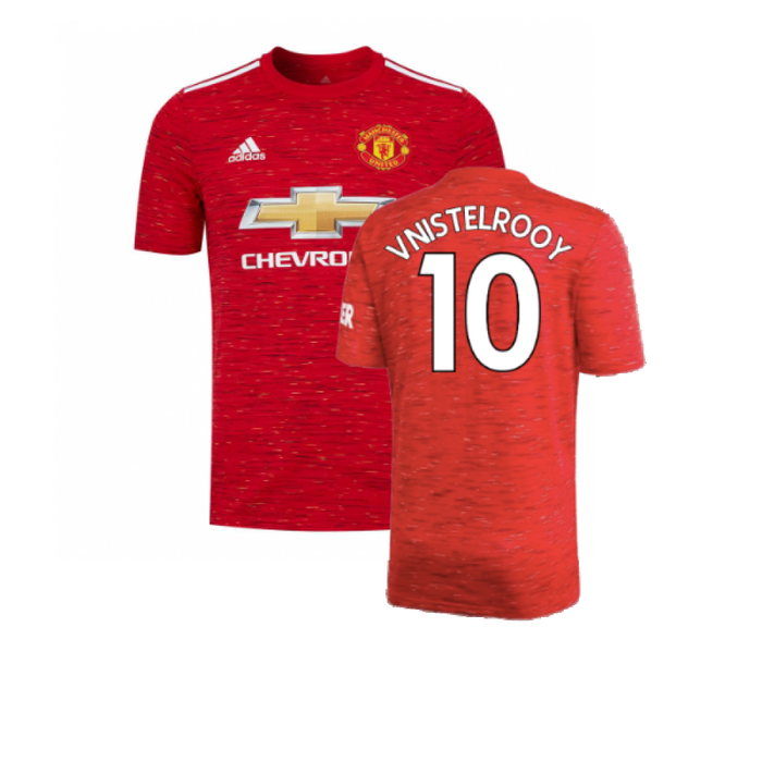 Manchester United 2020-21 Home Shirt (L) (Excellent) (V.NISTELROOY 10)