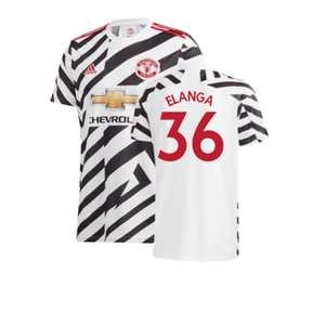 Manchester United 2020-21 Third Shirt (XL) (Good) (Elanga 36)_0