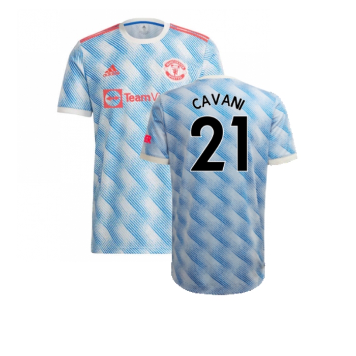 Manchester United 2021-22 Away Shirt (XL) (Mint) (CAVANI 21)