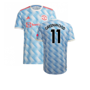 Manchester United 2021-22 Away Shirt (L) (Excellent) (GREENWOOD 11)_0